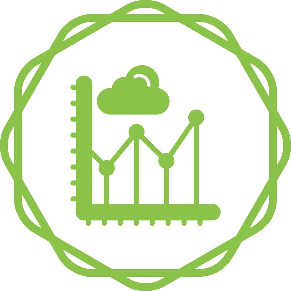 icono de vector de pronóstico