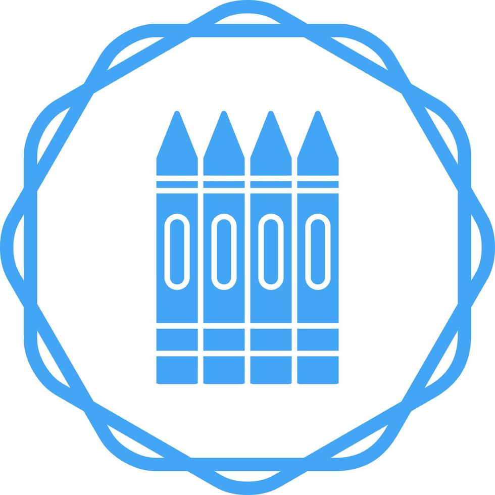 Crayons Vector Icon