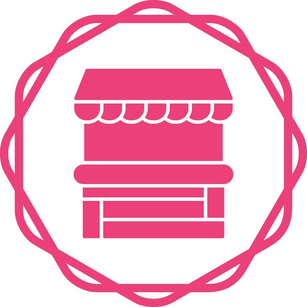 Food Stand Vector Icon