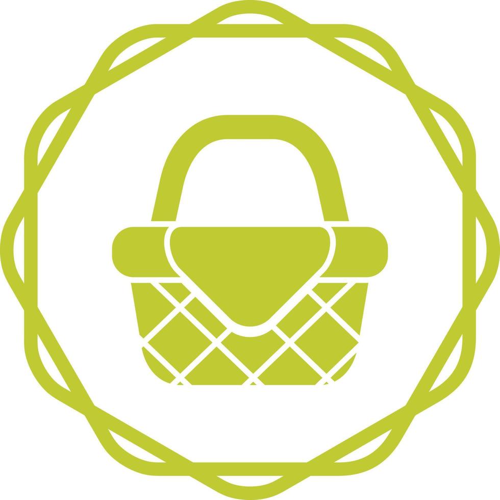 Picnic Basket Vector Icon