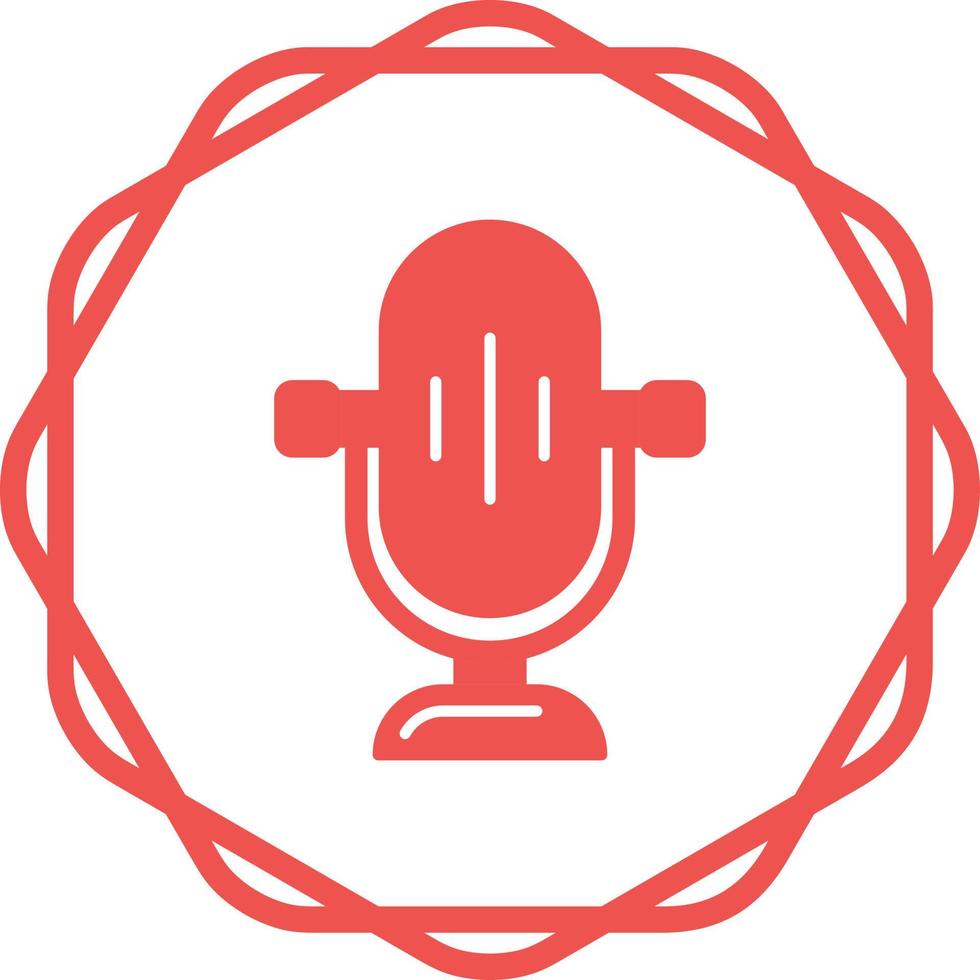 icono de vector de podcast