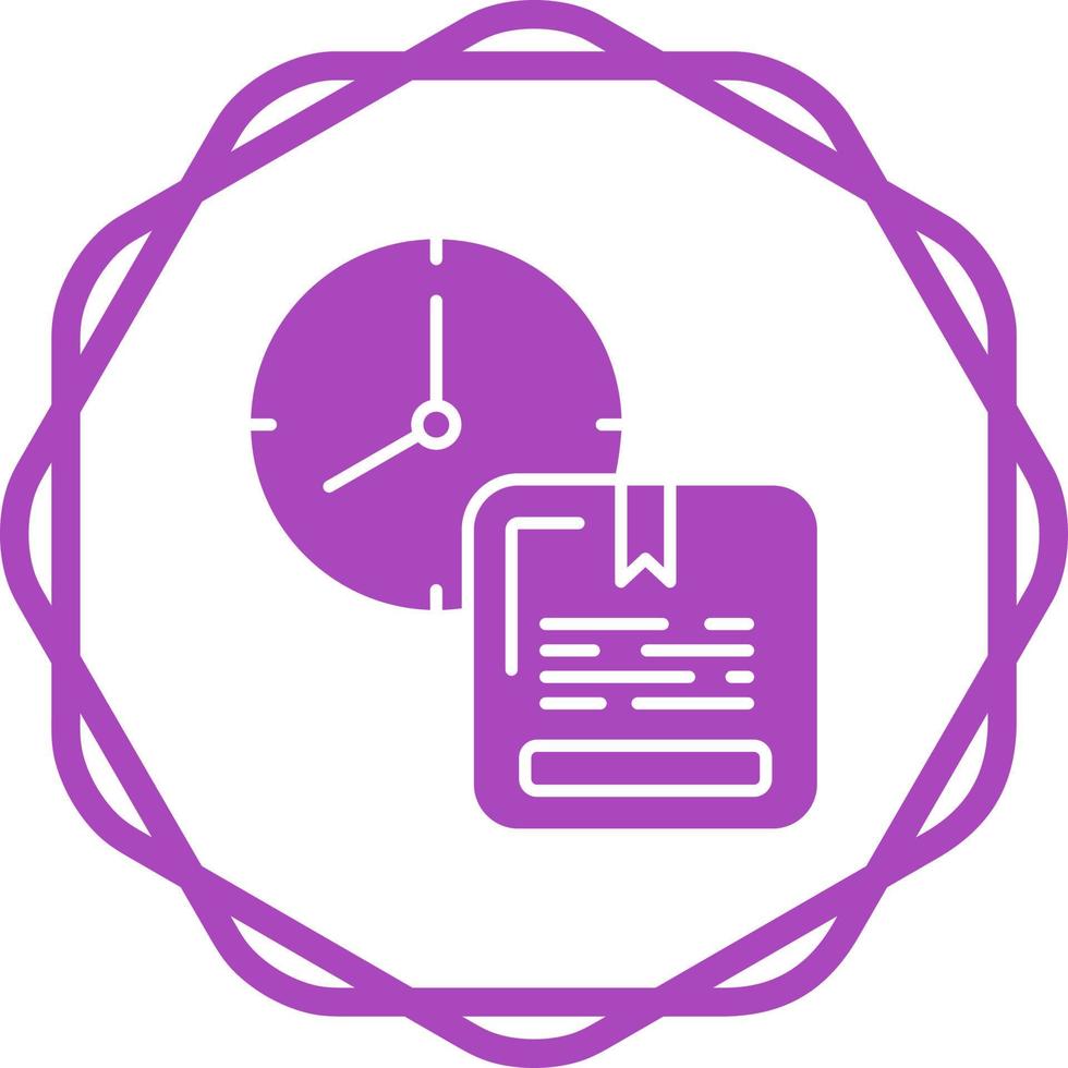 On Time Delivery Vector Icon