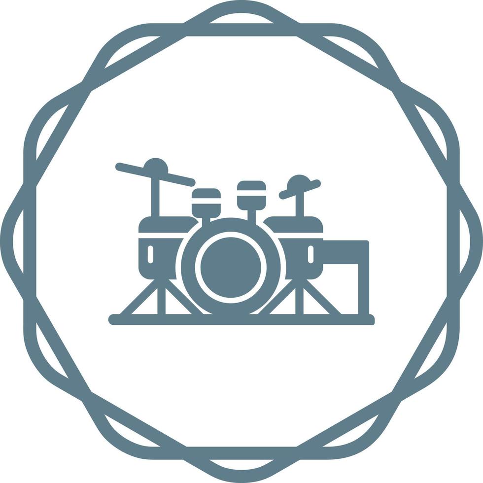 Drum Set Vector Icon