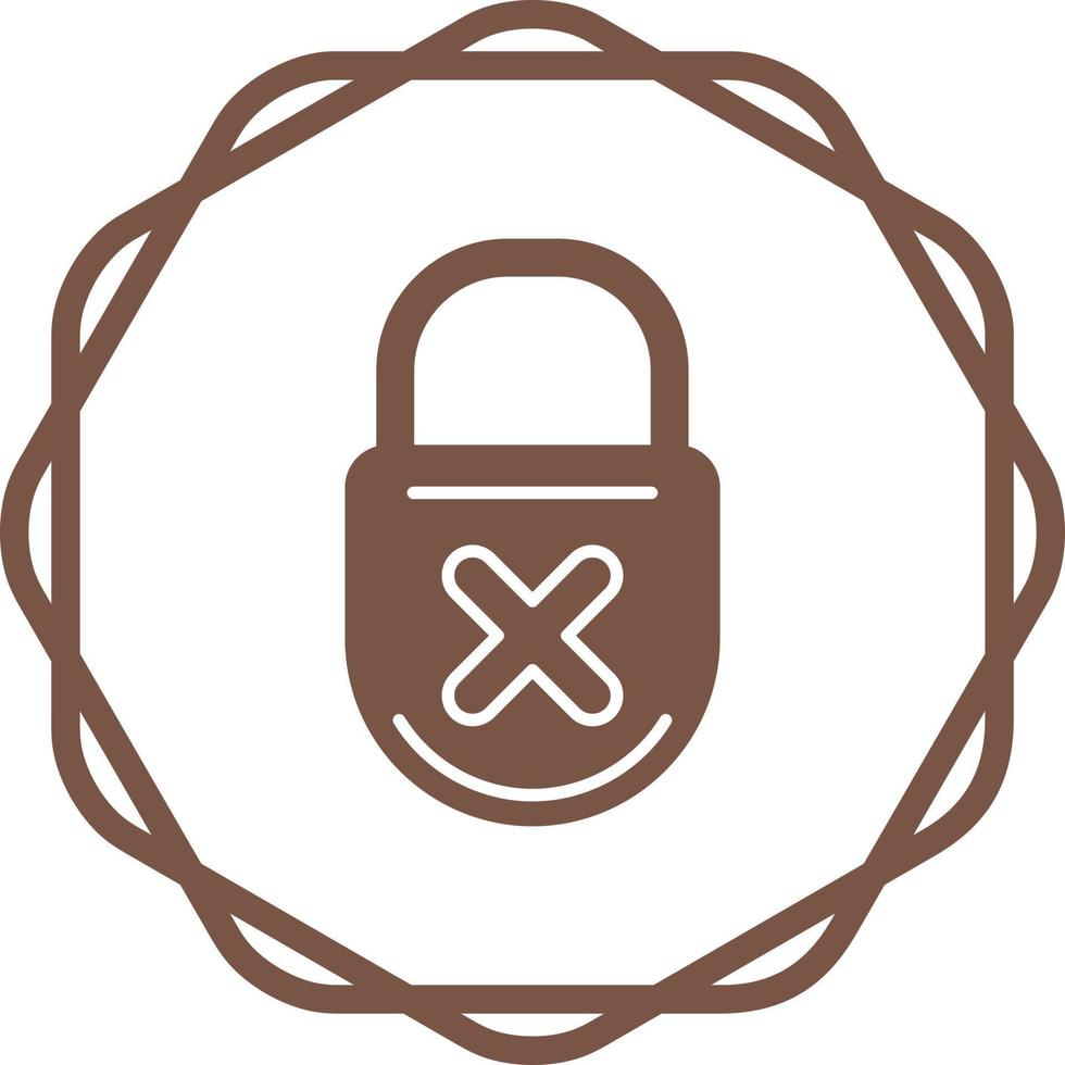 Unprotected Vector Icon