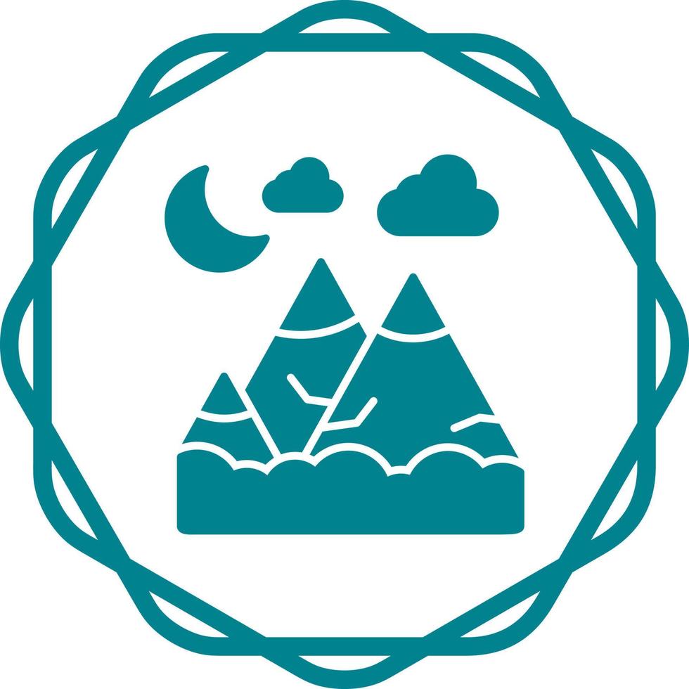 Mountains Vector Icon