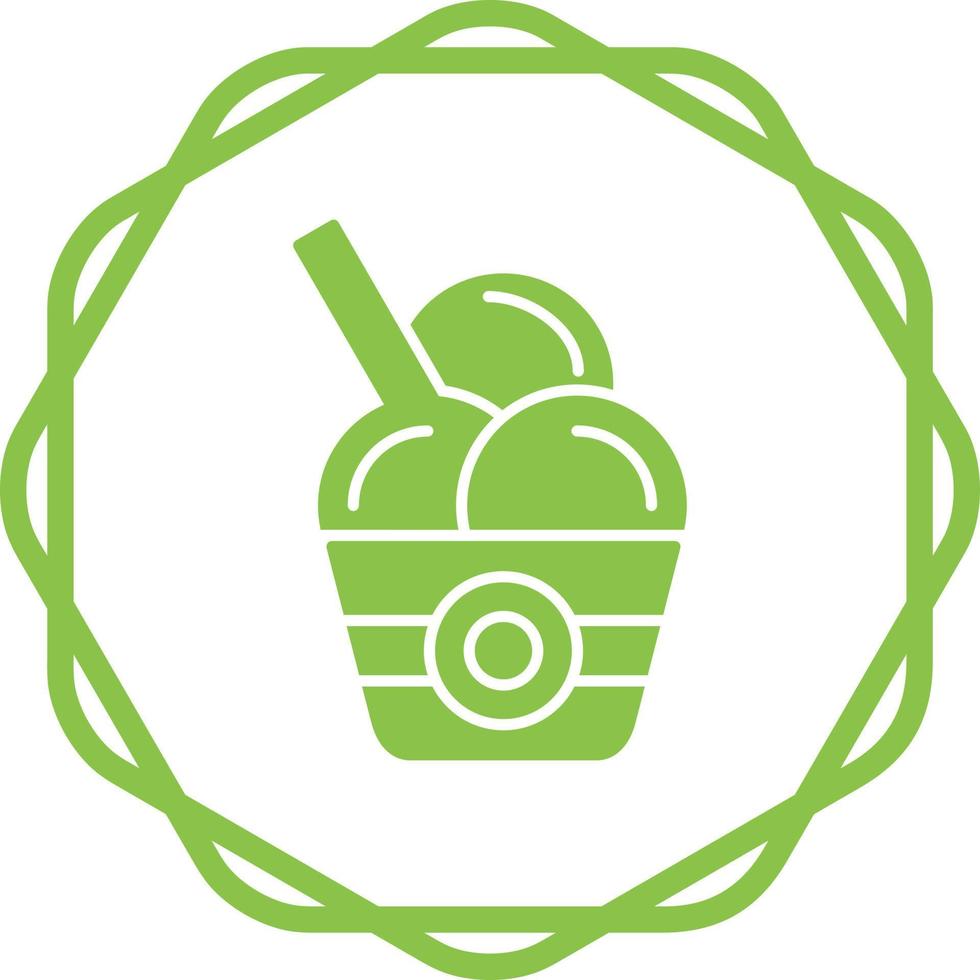 icono de vector de helado