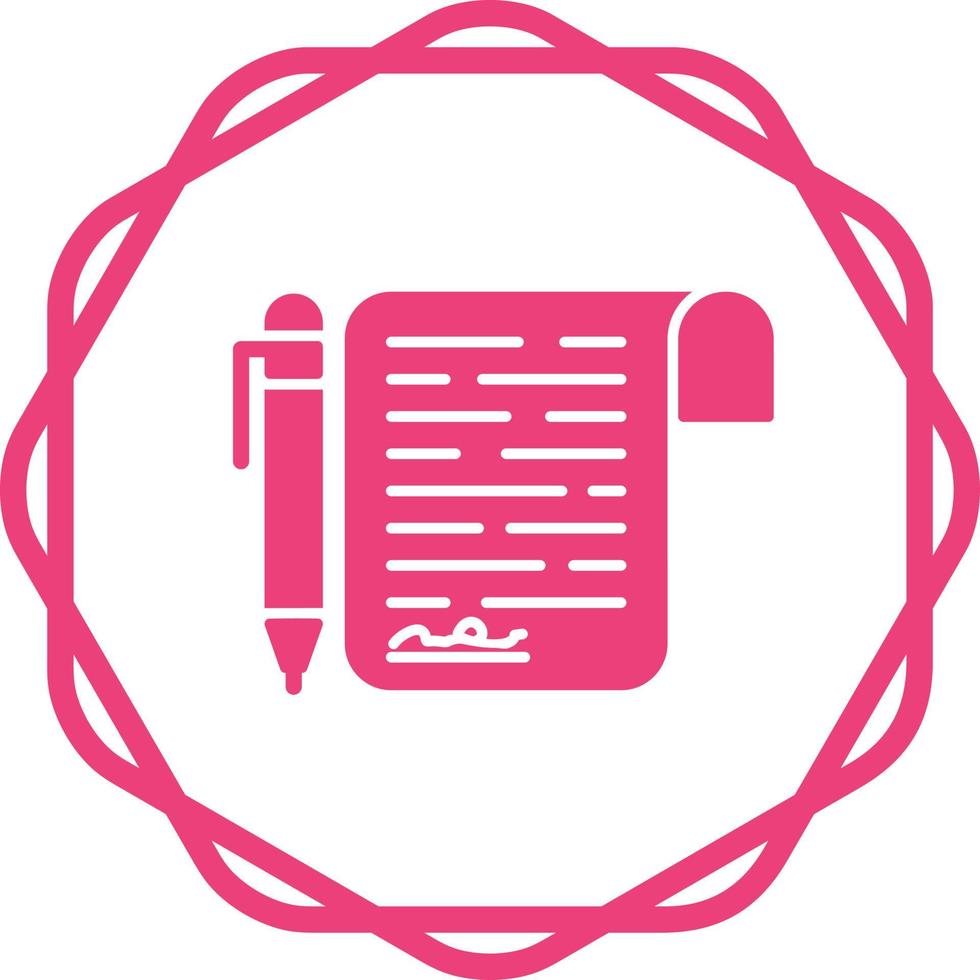 Agreement Vector Icon
