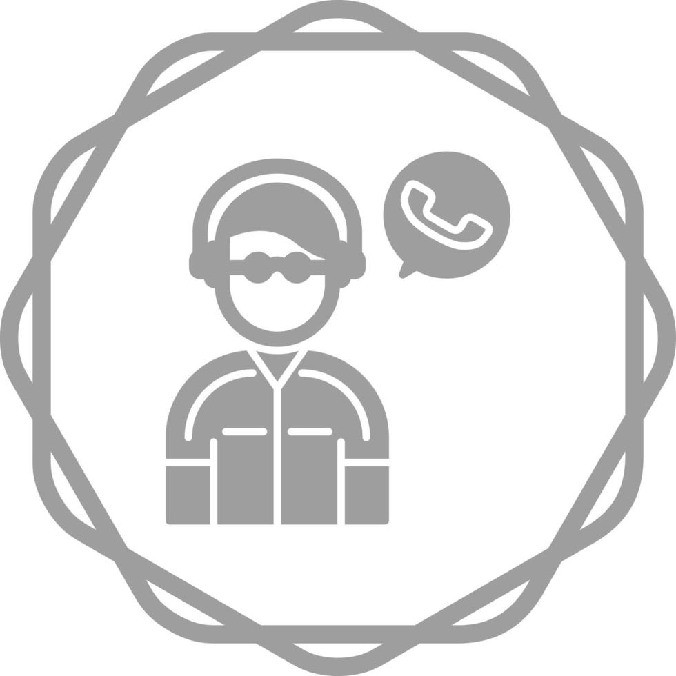 Contact Us Vector Icon