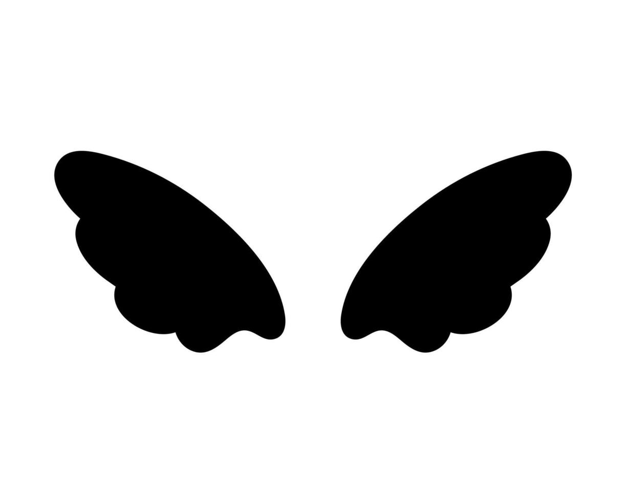 angel wings in heaven hawk feather wing pattern vector