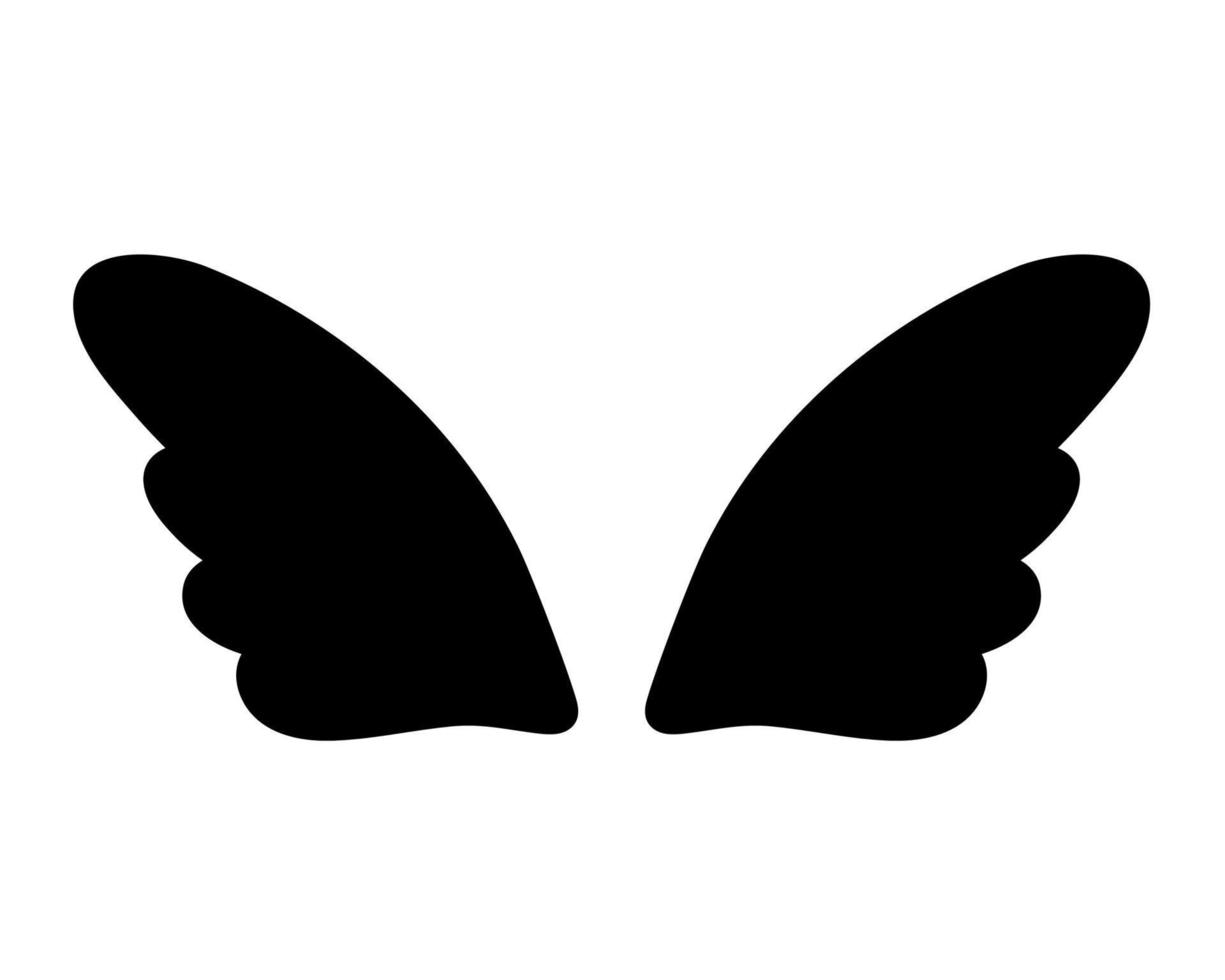 angel wings in heaven hawk feather wing pattern vector