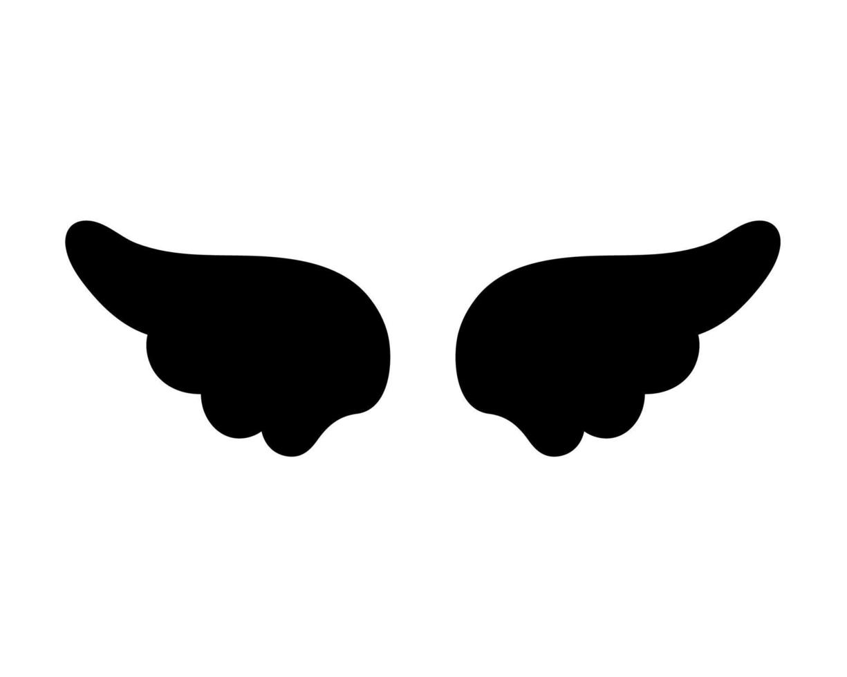 angel wings in heaven hawk feather wing pattern vector