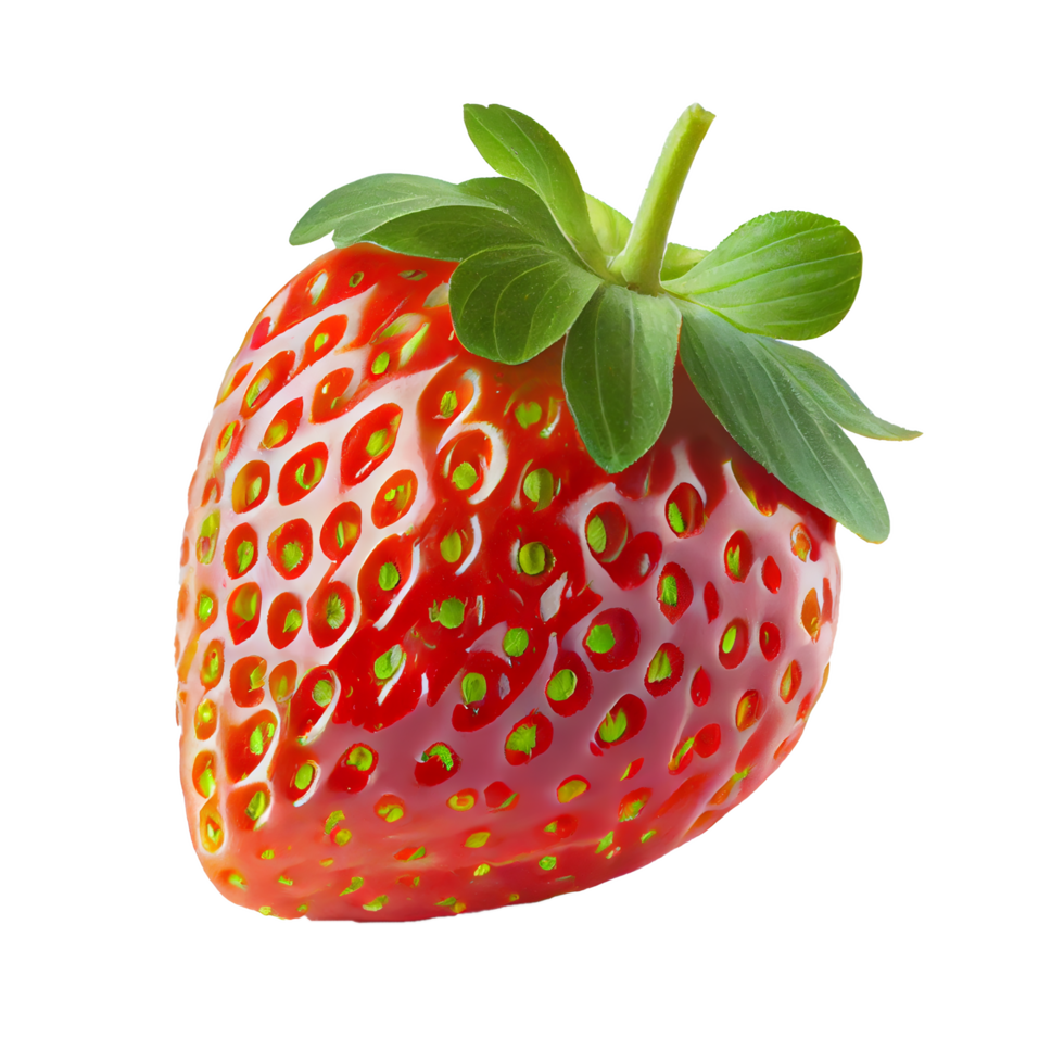 Free Strawberry cut out, red strawberry on transparent background png