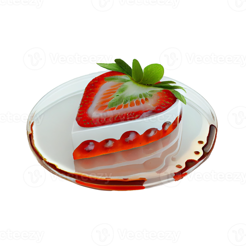 Strawberry cut out, red strawberry on transparent background png