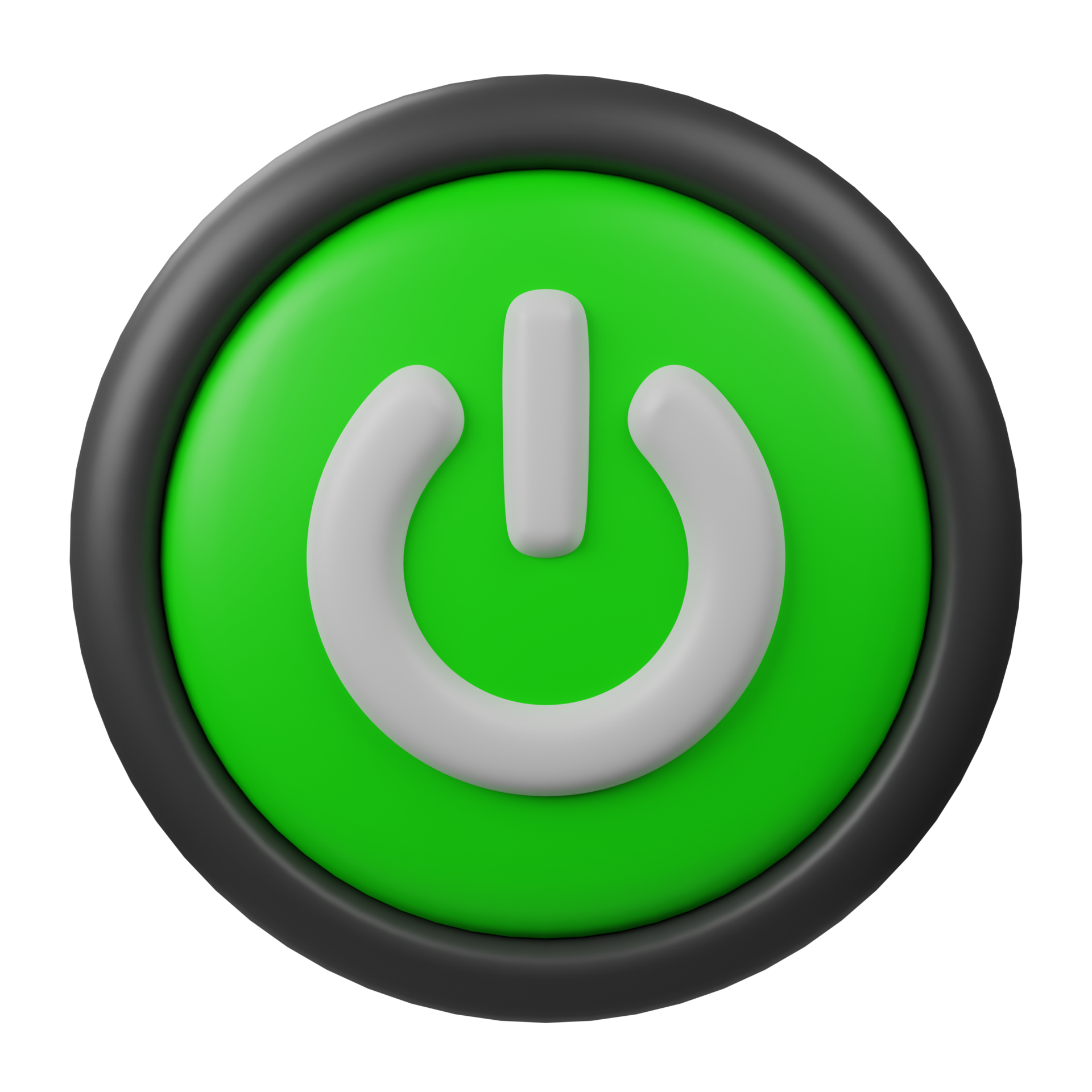 Green Power Button