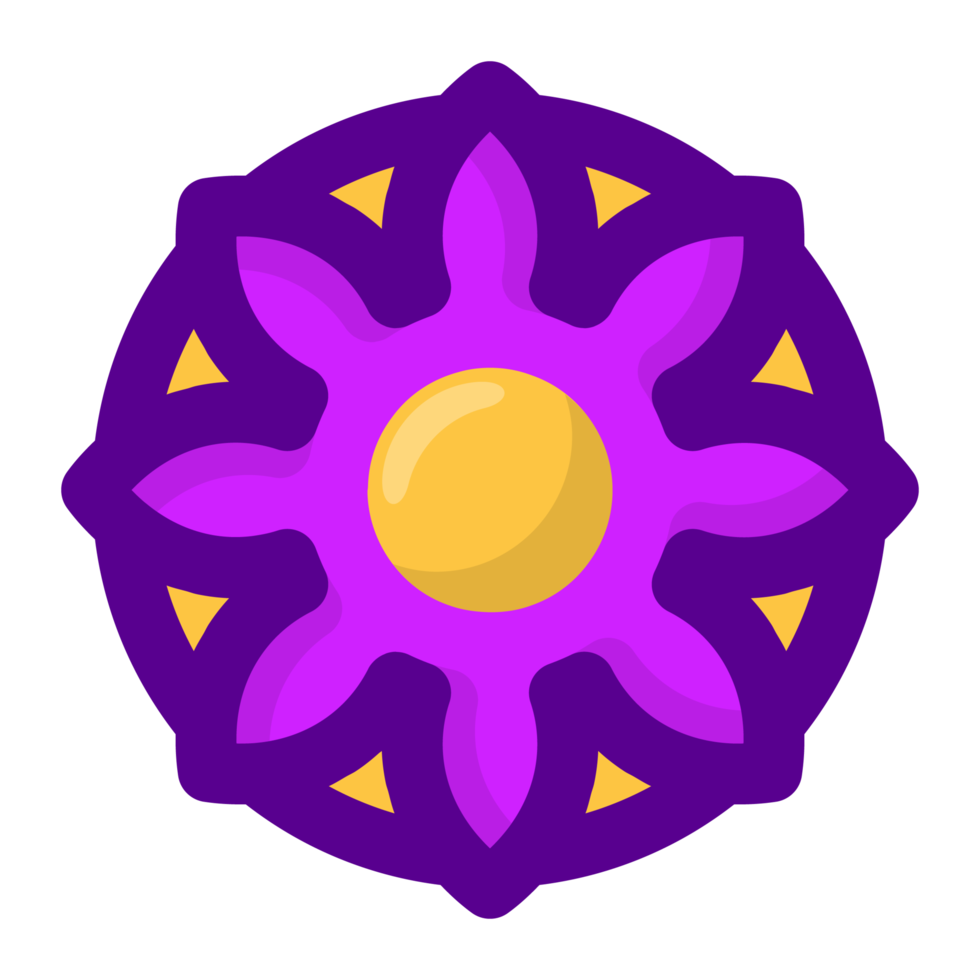 púrpura flor elemento gratis png