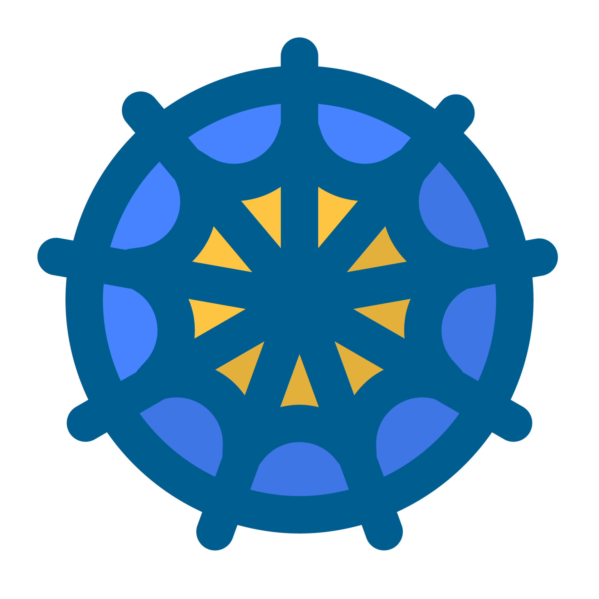 Free blue flower no background free 22431126 PNG with Transparent