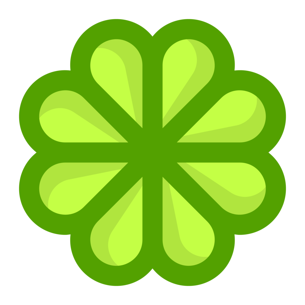 green flower no background free png