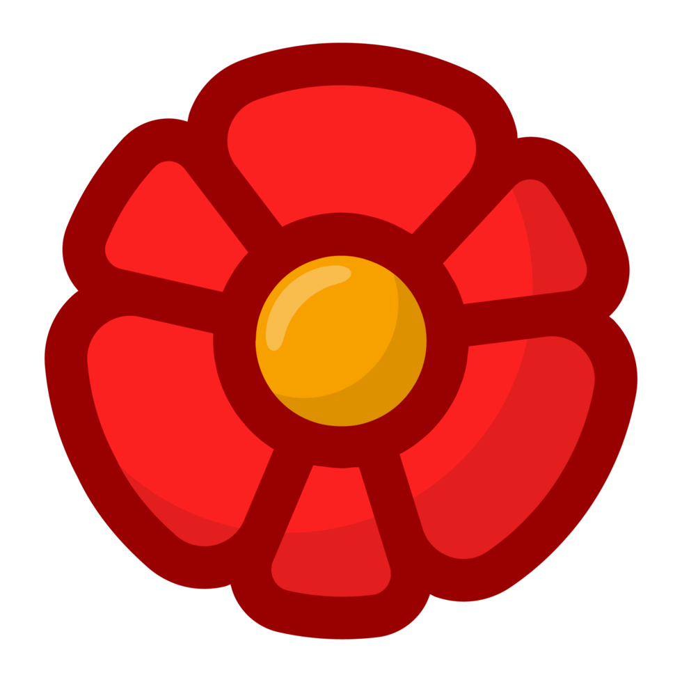 hermosa rojo flor gratis png