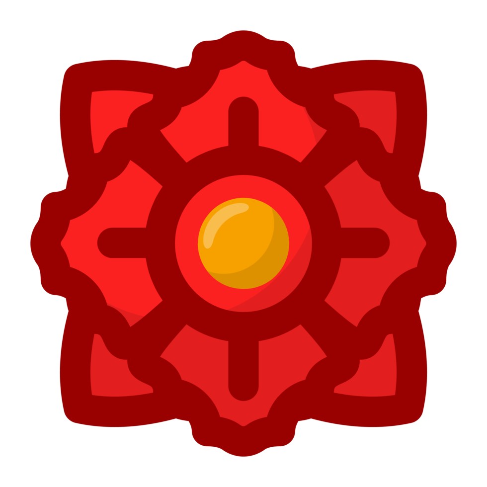 Beautiful red flower free PNG