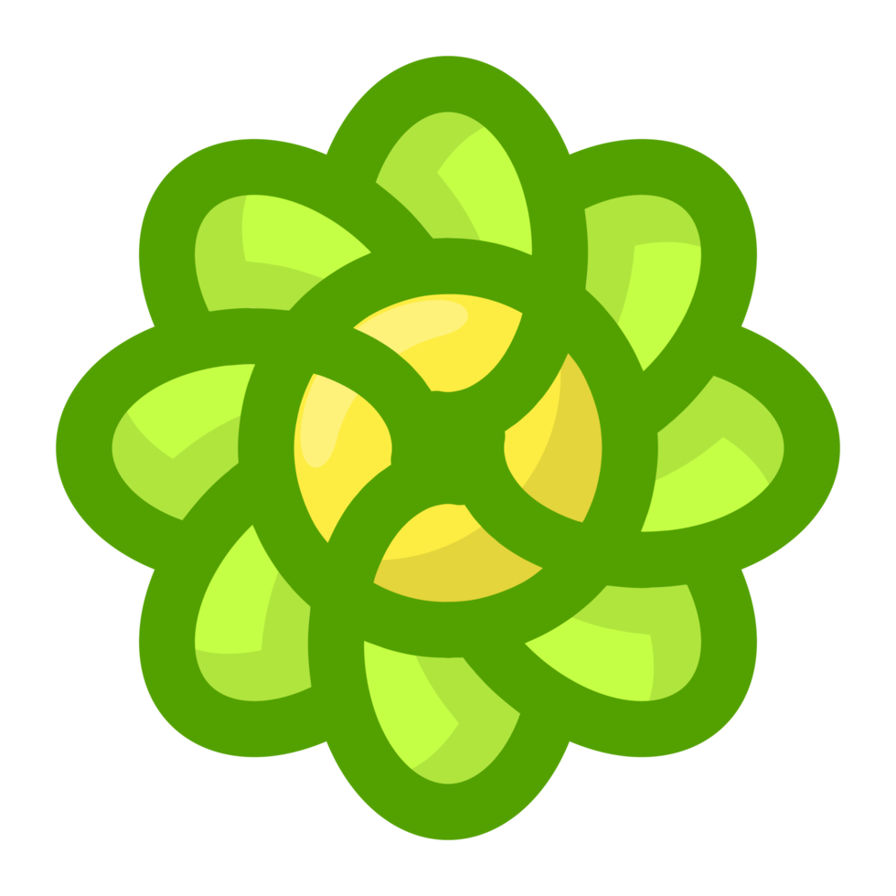 Grün Blume Nein Hintergrund kostenlos png