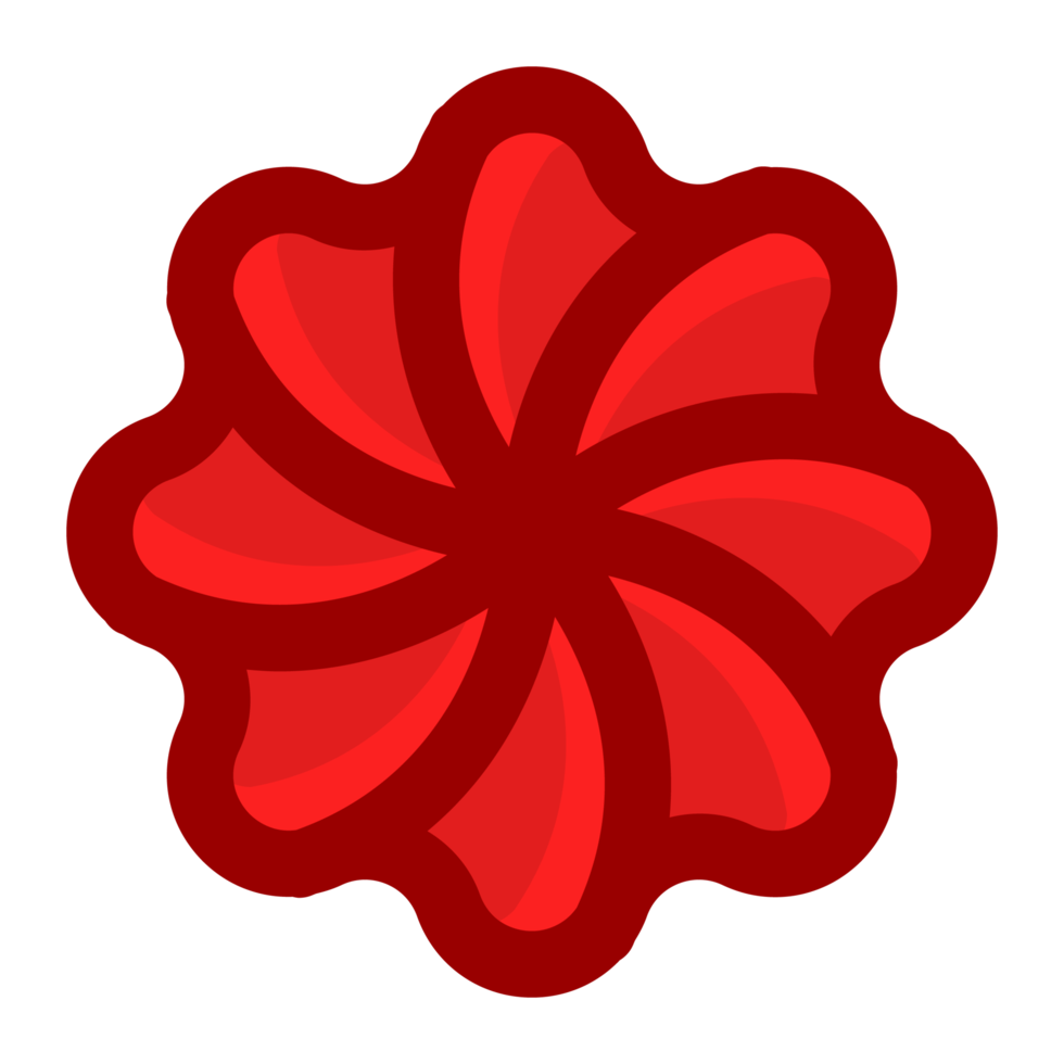 Beautiful red flower free PNG