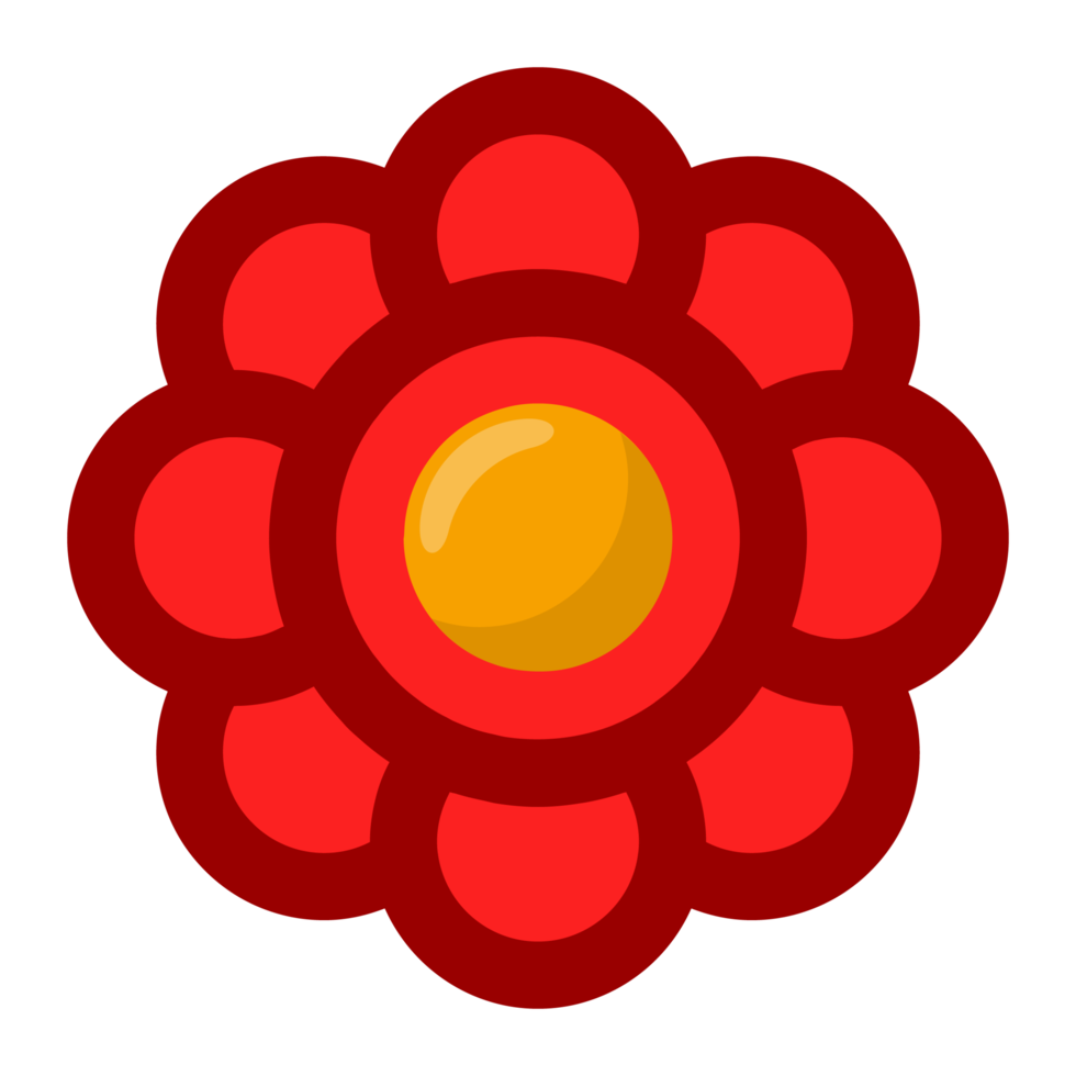 schön rot Blume kostenlos png