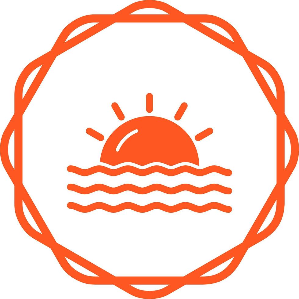 Sunset Vector Icon