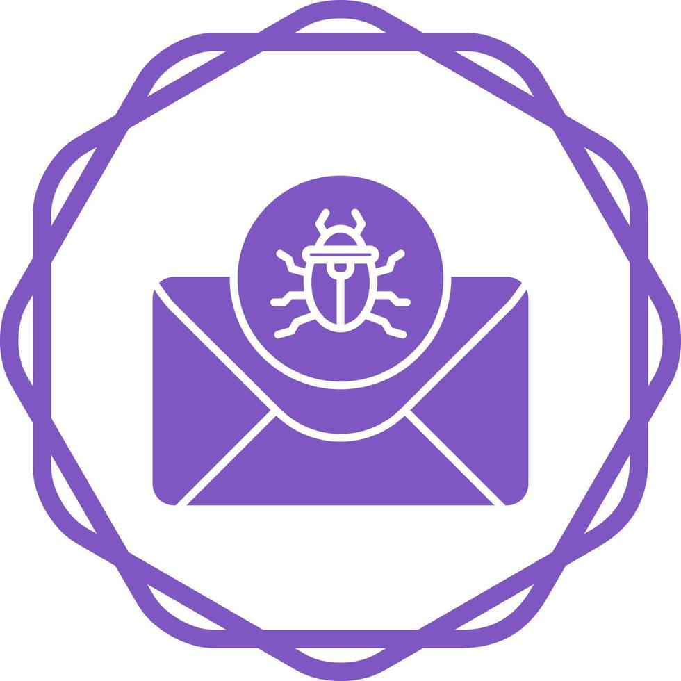 Mail Virus Vector Icon
