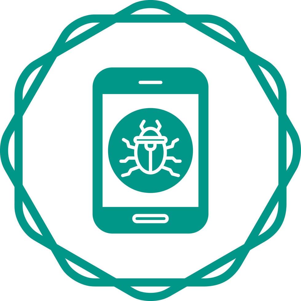 Mobile Virus Vector Icon 22431343 Vector Art at Vecteezy