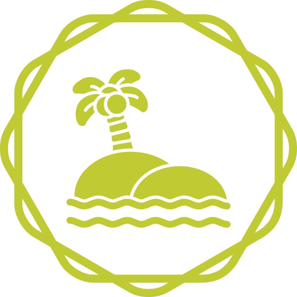 Island Vector Icon