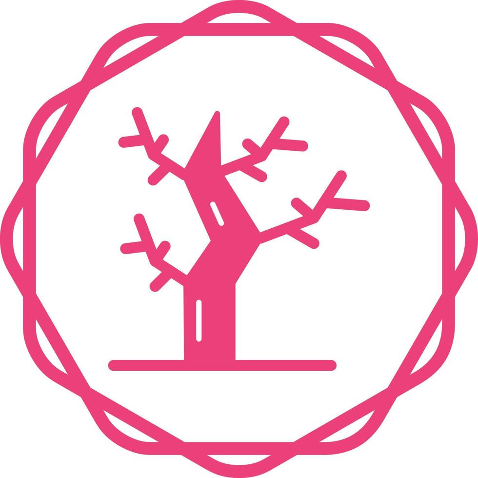 Dry Tree Vector Icon