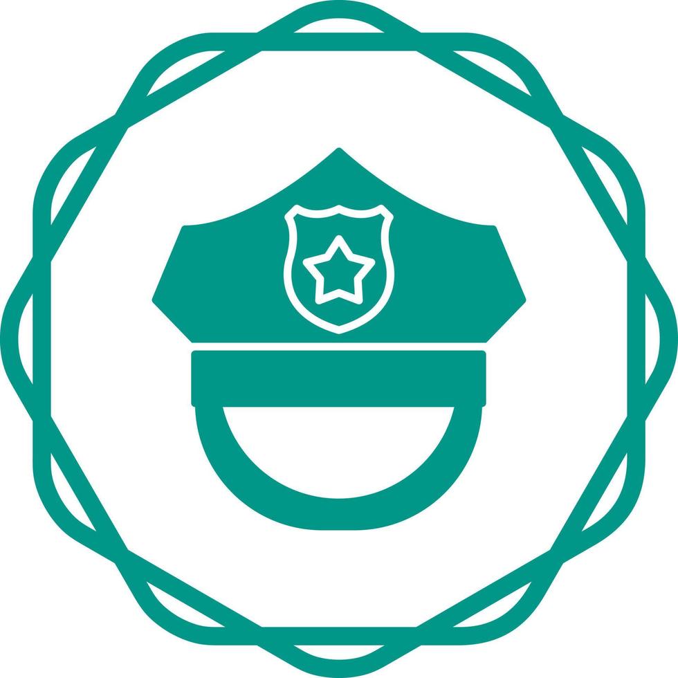Police Hat Vector Icon