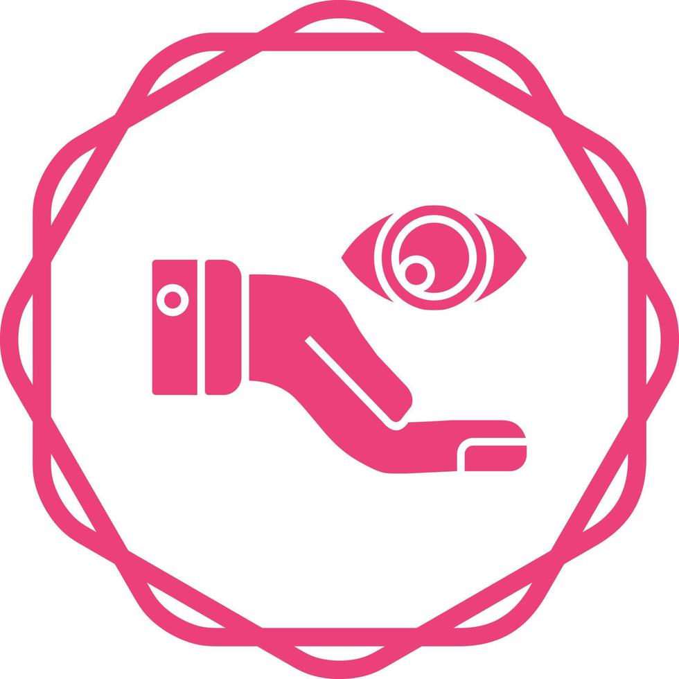 Eye Donate Vector Icon