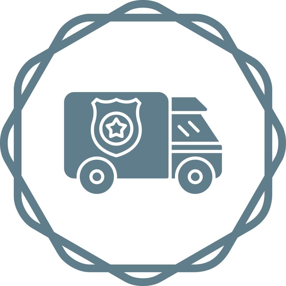 Police Van Vector Icon