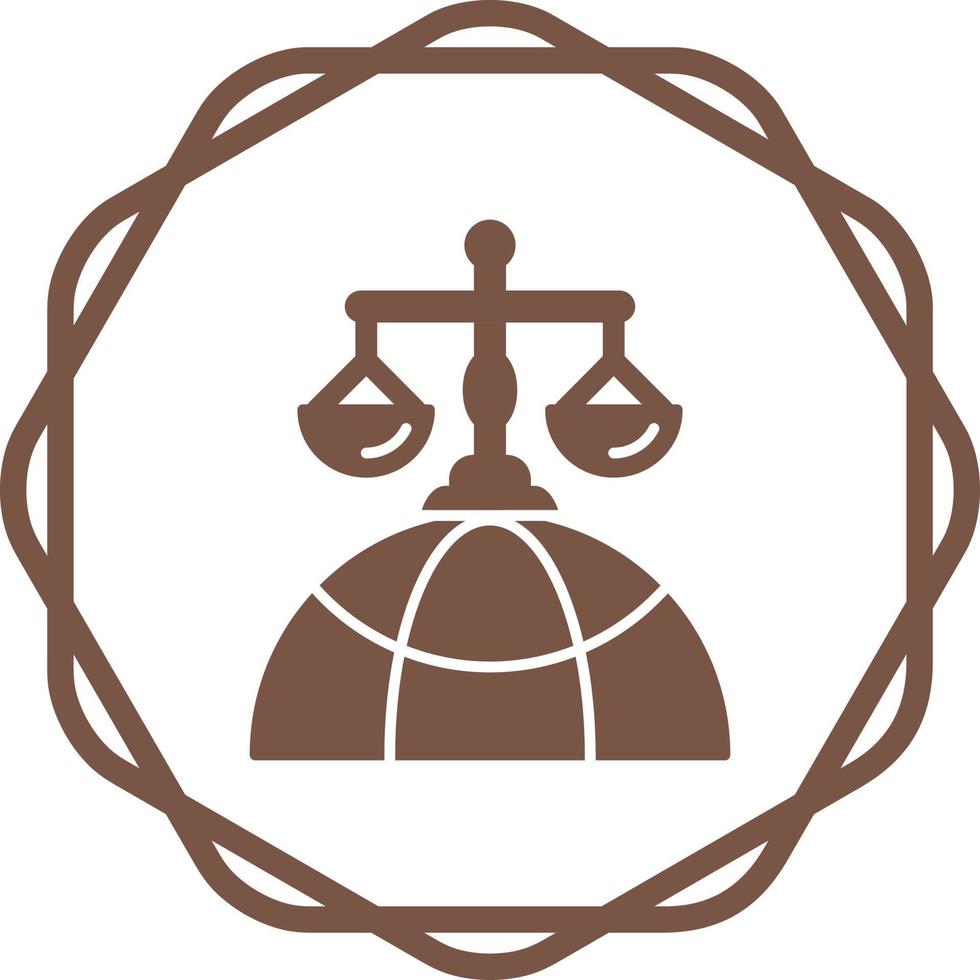 International Law Vector Icon