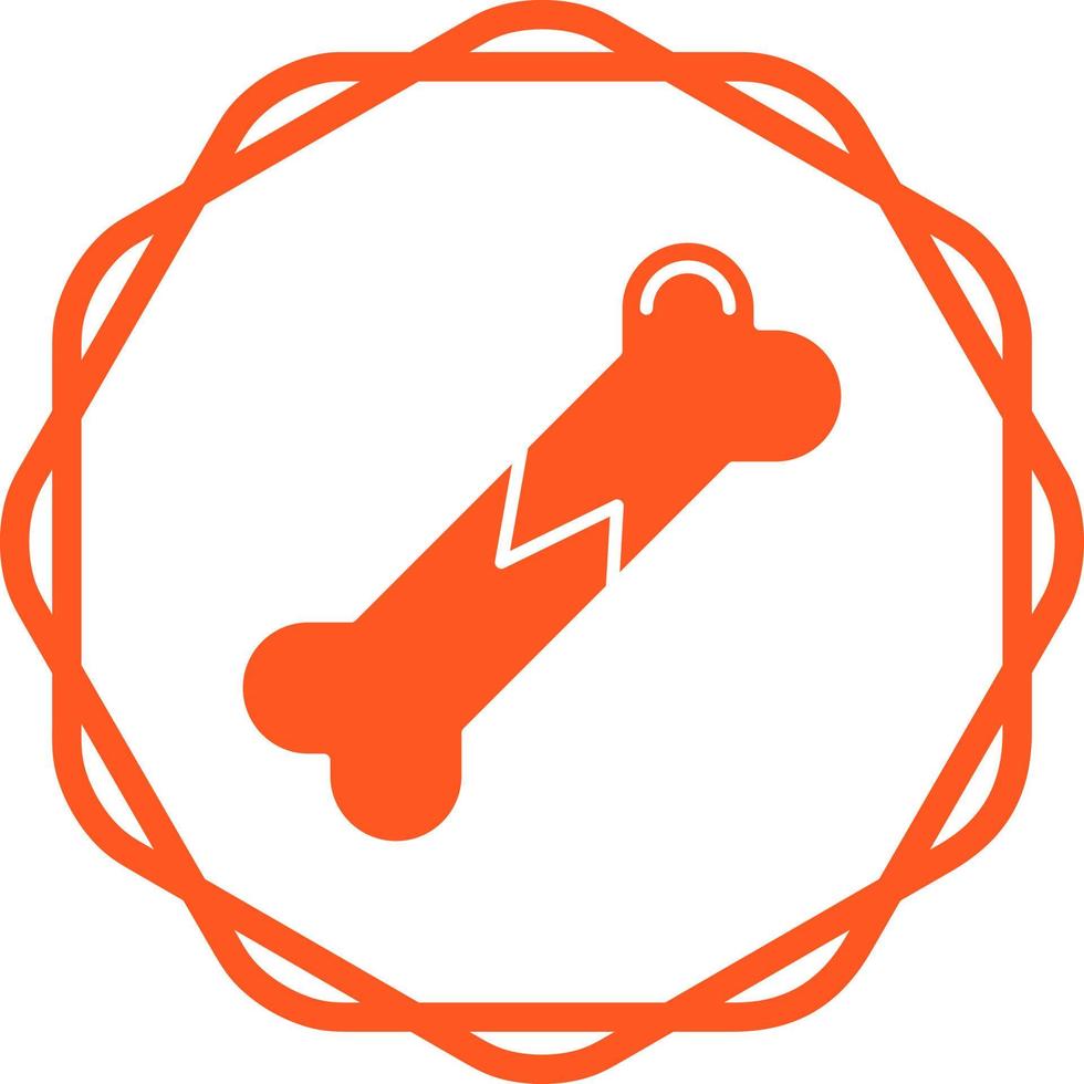 Broken Bone Vector Icon