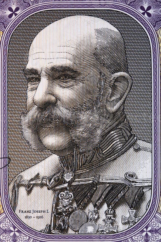 Franz Joseph I of Austria a portrait from money photo