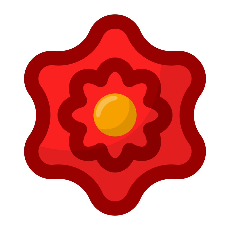 schön rot Blume kostenlos png