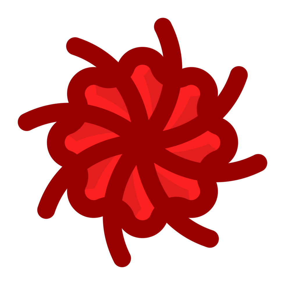 hermosa rojo flor gratis png