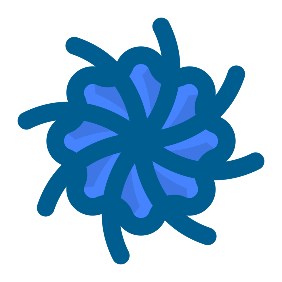 blue flower no background free png