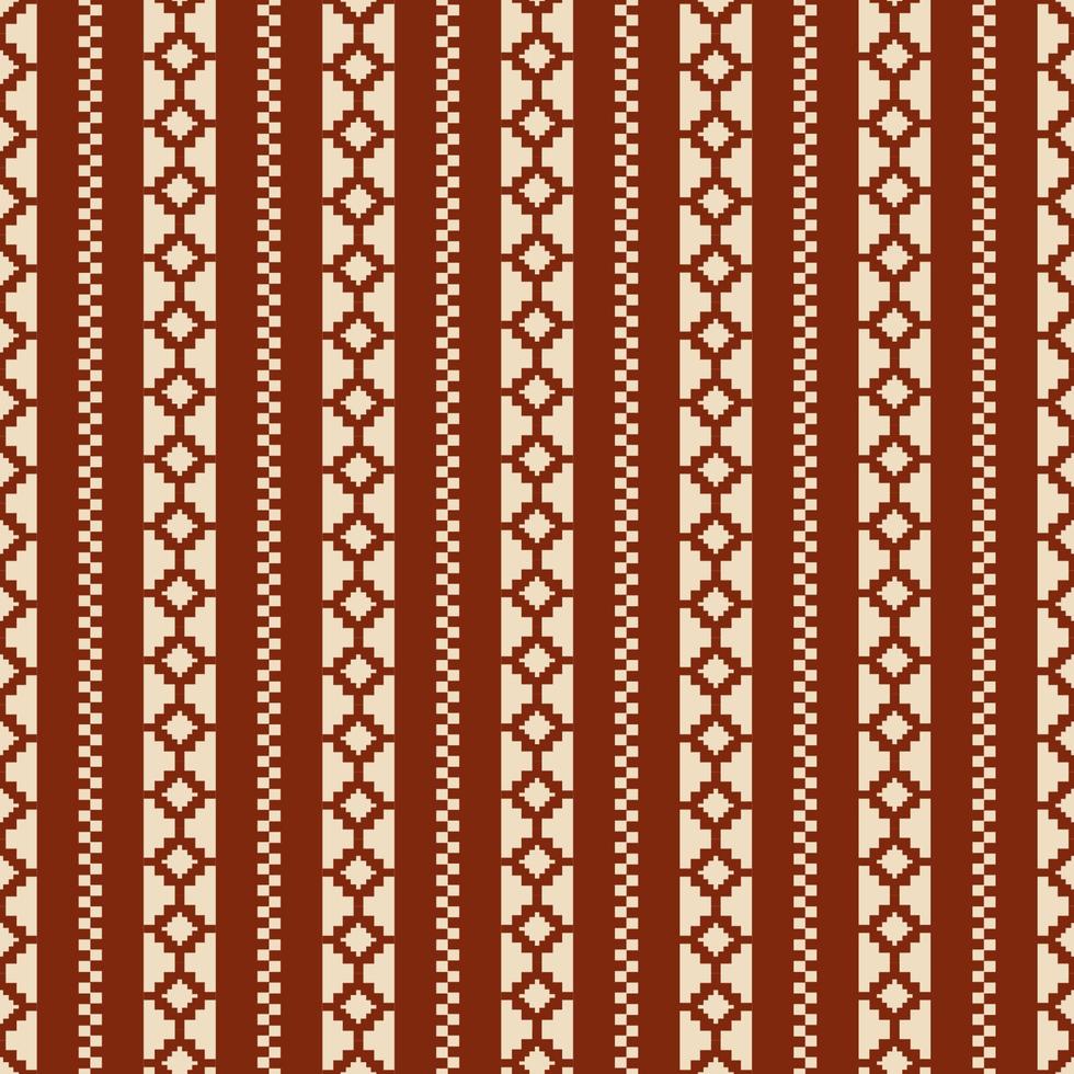 Aztec geometric red-white stripes pattern. Aztec geometric shape seamless pattern background. Ethnic geometric pattern use for fabric, textile, home decoration elements, upholstery, wrapping. vector