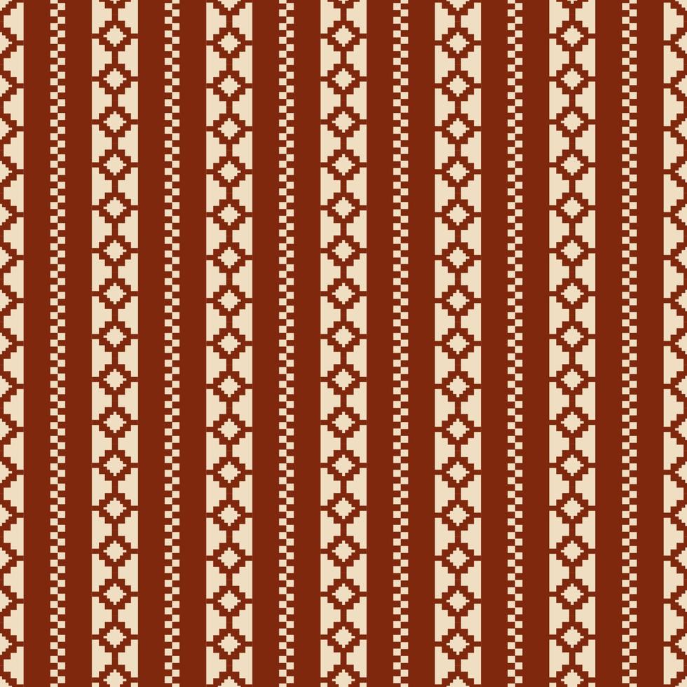 Aztec geometric red-white stripes pattern. Aztec geometric shape seamless pattern background. Ethnic geometric pattern use for fabric, textile, home decoration elements, upholstery, wrapping. vector