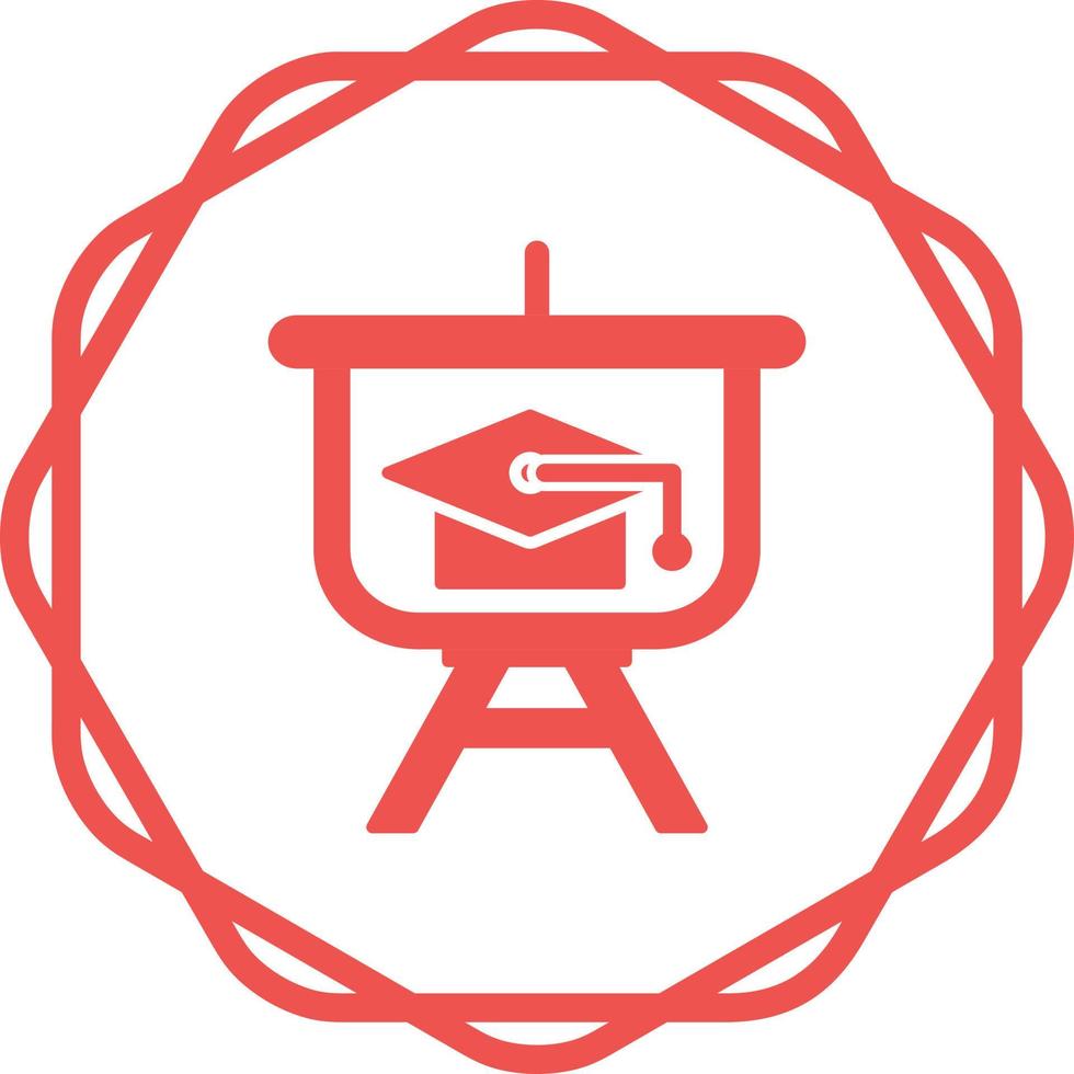 Graduation Presentation Vector Icon