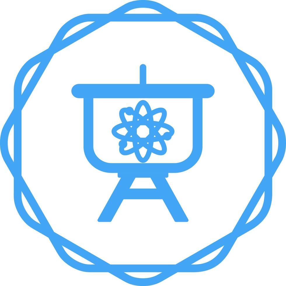 Atom Presentation Vector Icon