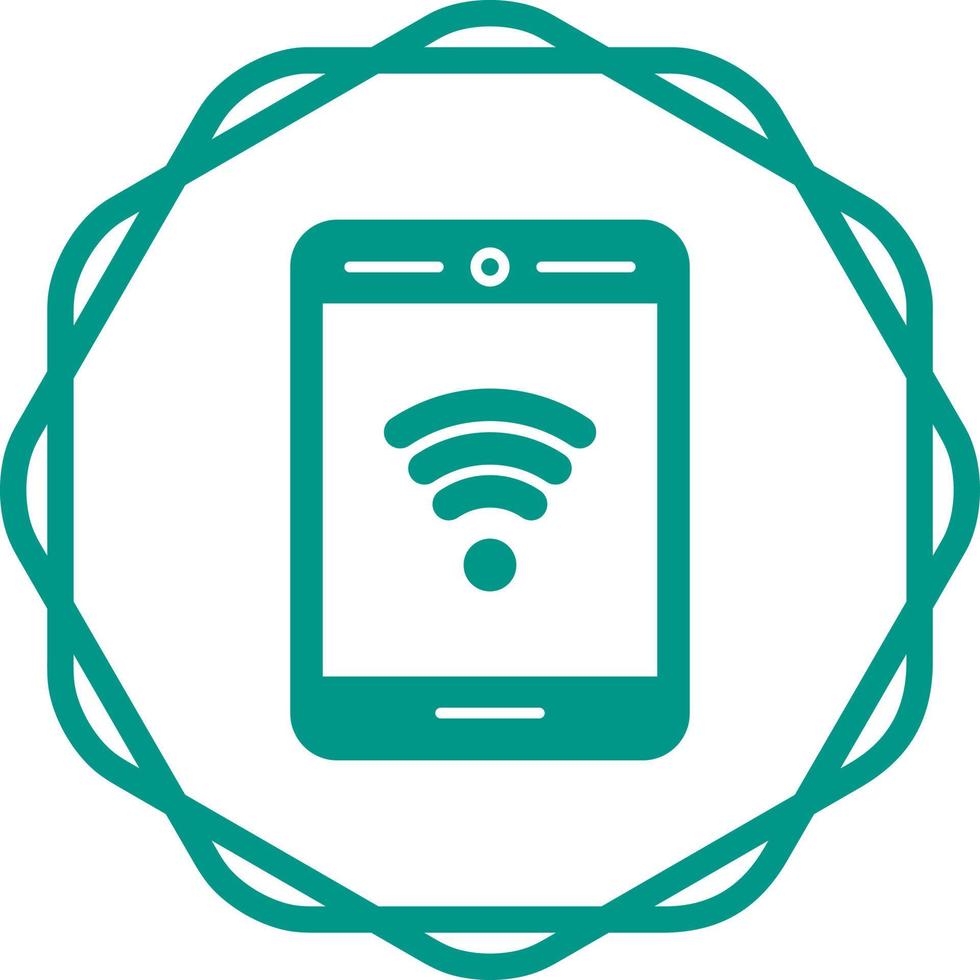 Phone With Signal Vector Icon