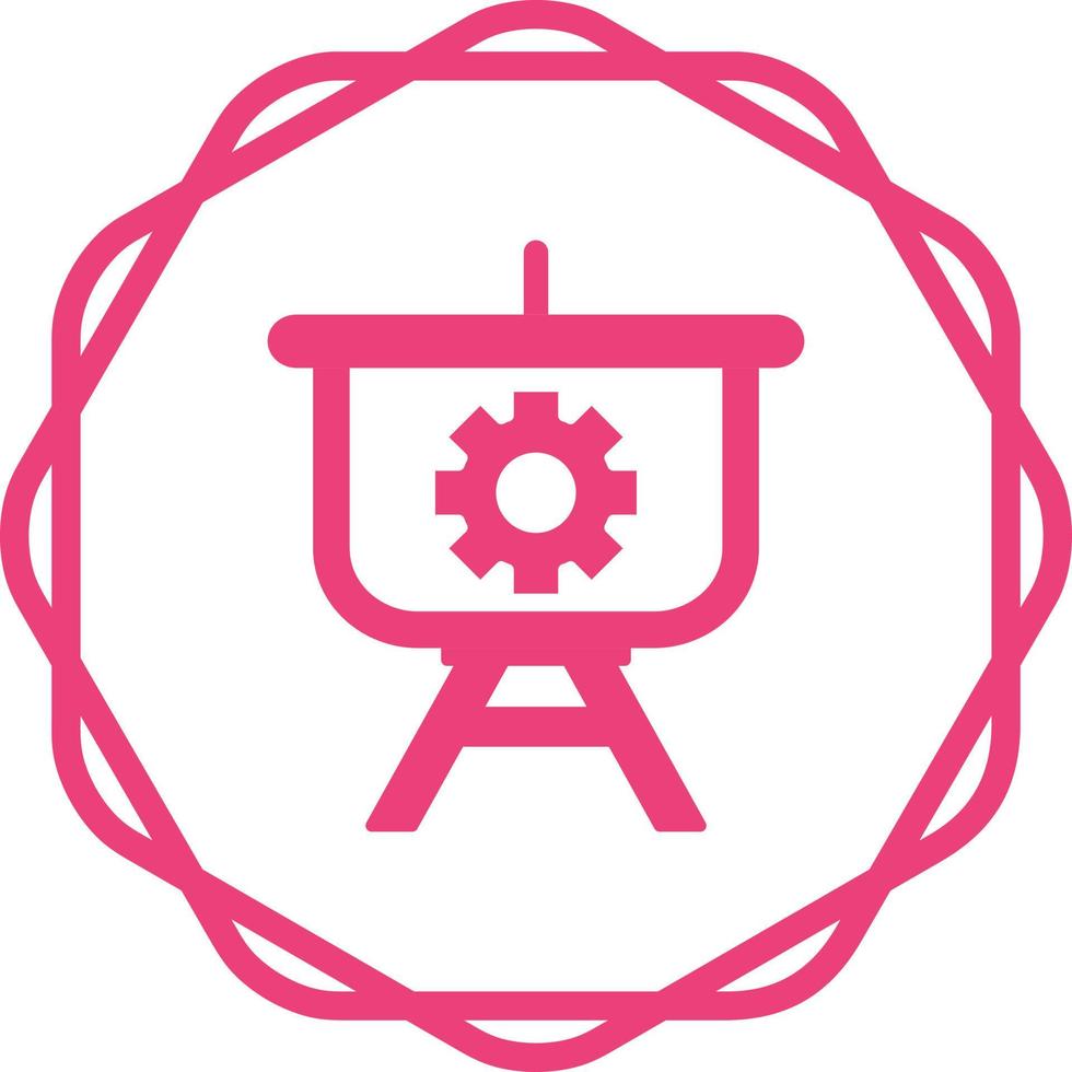 Setting Presentation Vector Icon