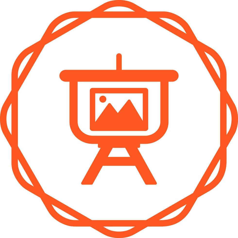 Gallery Presentation Vector Icon