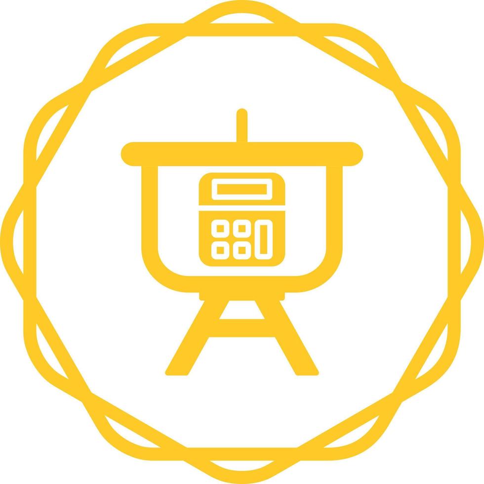 Calculation Presentation Vector Icon