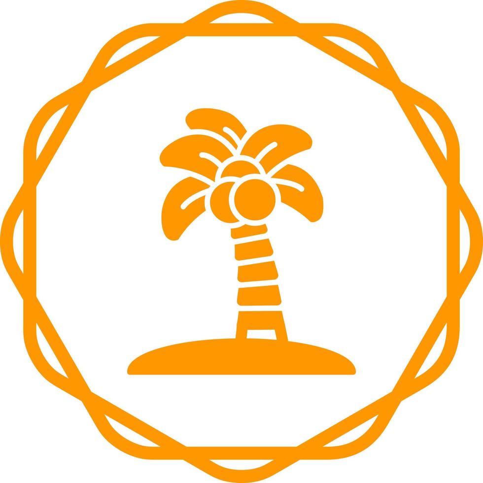 icono de vector de árbol de Palma