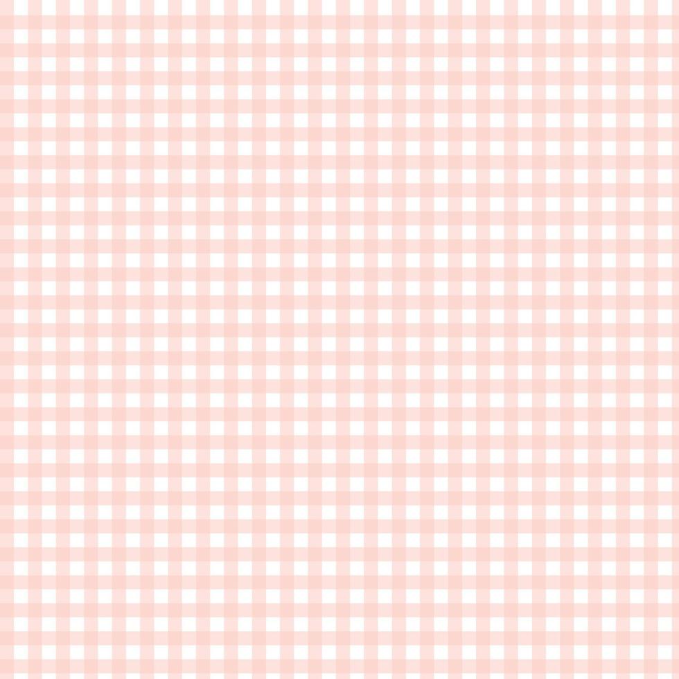 Pink white check pattern for fabric vector